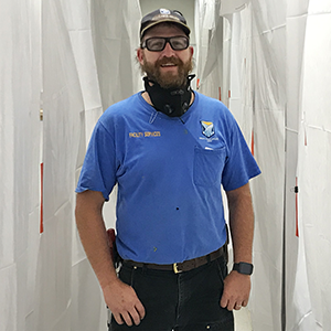 Facilities worker Ben McKinley’s ingenuity helped keep Great Falls College’s dental students on track