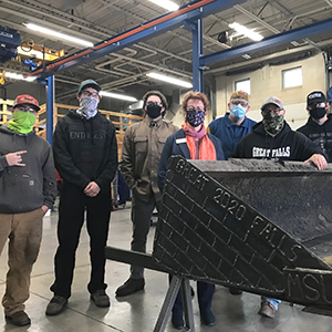 Great Falls College welding students refurbish old