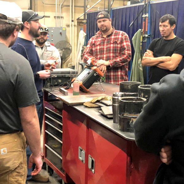 Loenbro sheds new light on industry to Great Falls College welding students